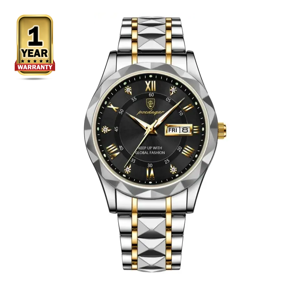 Poedagar 615 Black Dial