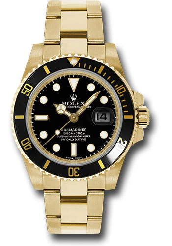 Black Rolex Full Golden...